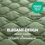 gogobunny 100% Double-Sided Waterproof Dog Bed Cover Pet Blanket Sofa Couch Furniture Protector for Puppy Large Dog Cat, Reversible (52x82 Inch (Pack of 1), Dark Green/Light Green)