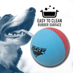 Franklin Pet Supply Co. High Bounce Fetch Balls for Dogs - Multi Colored Bounce Balls - Bouncy Rubber Pet Toys for Park + Beach - 3 Pack