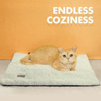 Self Warming Cat Bed Self Heating Cat Dog Mat 29.1 x 18.9 inch Extra Warm Thermal Pet Pad for Indoor Outdoor Pets with Removable Cover Non-Slip Bottom Washable Non Electric