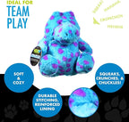 Hero - Chuckles Polka-Dotted Alligator Plush Dog Toy - Dog Squeaky Toys - Durable Stuffed Animal with 3 in 1 Squeaker
