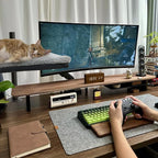 Cat Desk Bed - Perfect Cat Hammock for Your Desk Perch Adjustable Steel Frame Soft Fabric Removable Washable 16 inch Unique and Modern cat Furniture