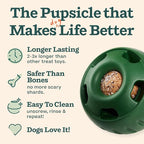 WOOF Starter Pack - Interactive Dog Toys for Boredom - Dog Treat Molds Silicone - Chicken-Flavored Healthy Treats for Dogs - Pupsicle Doggy Enrichment Toy - for XL Pups - 75+ lbs