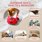 Squeaky Dog Toys, Plush Puzzle Hide and Seek Puppy Toys to Keep Them Busy – Cute Stuffed Dog Chew Toys for Small, Medium Breed - Crab