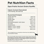 Open Farm, RawMix Dry Dog Food with Ancient Grains, Protein-Packed Kibble Coated in Bone Broth with Freeze Dried Raw Chunks, Chicken & Turkey, Open Prairie Recipe, 3.5lb Bag