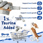 PAWUP Cod Skin Dog Treats - Natural Fish Roll Snacks w/Taurine, Single Ingredient Chews, Rich in Omega 3, 16.2 oz