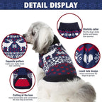 SCENEREAL Dog Sweater for Small Sized Dog Girls Boys - Turtleneck Pullover Winter Puppy Clothes Christmas Outfits, Pet Sweatshirt Apparel Knitwear for Dachshund, Yorkie, Chihuahua S