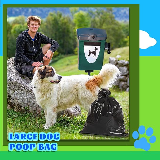 150 Pcs Dog Waste Bags Dog Poop Large Leak Proof Bags 26"x 33" pet Waste Station Can Liners Heavy Duty Pet trash Bin Liner Bag