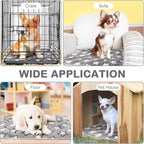 2 Pack Self Warming Cat Bed Self Heating Dog Pad Cat Warming Pad Thermal Pet Mat Washable Reflect Body Heat Removable Cover for Indoor Kittens Puppies Feral Pet(Large Star,16 x 20 Inch)