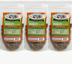 Boulder Dog Food Company All Natural Bits Dog Treats (3 Packs) - Dog Treats Made in USA Only (Bison, 8 oz)
