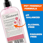 Wahl USA Cornflower Scented Pet Deodorant Spray for All Dogs & Cats – Clean Fresh Smell Refreshes & Deodorizes – 8 oz - Model 820009A