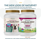 NaturVet Clinically Tested ArthriSoothe-Gold Level 3 Advanced Joint Care for Dogs and Cats, 240 ct Time Release, ChewableTablets, Made in USA