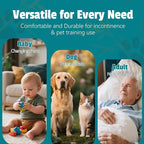 Bulubaky Charcoal Super Absorbency Puppy Pads, Activated Carbon Odor-Control XXXL 36"x36" Leak-Proof Pet Training Pee Pads, Disposable Potty Pads for Dogs Cats, Rabbits 45Counts