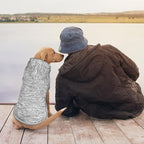 Dog Sweaters for Large Dogs Dog Hoodie Fleece Dog Sweater Soft Dog Clothes Sweatshirt with Pocket Dog Hoodie for Large Dogs(Grey&L)