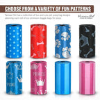 Parisian Pet Ecofriendly Dog Poop Bags Rolls - 320 Count Unscented Poop Bags For Dogs - Leakproof, Extra Thick, 16 Dog Waste Bags Refill Rolls - Polka Dot Pink Doggie Poop Bags - Fits All Dispenser
