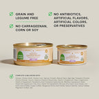 Open Farm Canned Cat Food, Pate for Complete & Balanced Nutrition, Grain Free and Legume-Free Wet Cat Food, Harvest Chicken Recipe, 5.3oz Cans (Case of 12)