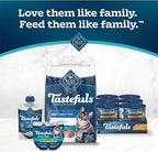 Blue Buffalo Tastefuls Wet Cat Food Paté, Made with Natural Ingredients, Turkey and Chicken Entrée, 5.5-oz Cans (24 Count)