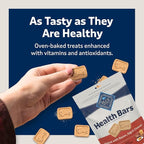 Blue Buffalo Health Bars Crunchy Dog Biscuits, Oven-Baked With Natural Ingredients, Bacon, Egg & Cheese , 16-oz Bag