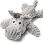 Dog Toy, Unstuffed Plush Toy for Large Breed, Cute Squeaky Dog Toys with Crinkle Paper, Big Puppy Chew Toys for Small, Middle, Large Breed