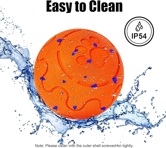 Interactive Dog Ball Replacement Shell (Orange)