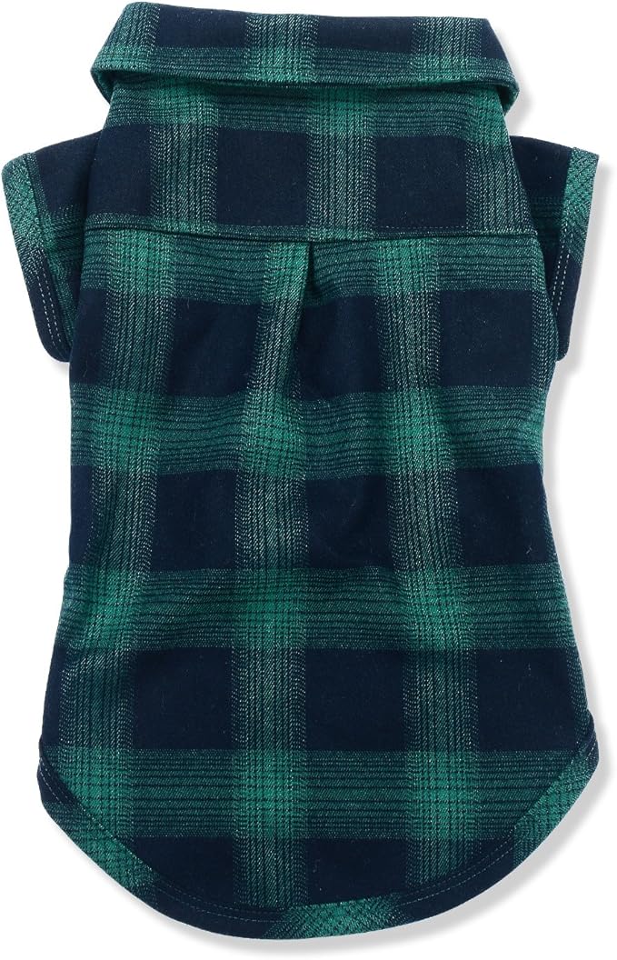 Koneseve Dog Shirt, Pet Plaid Clothes Shirt T-Shirt Sweater Matching Breathable for Small Medium Large Dog Cat Puppy Adorable Casual Cozy Halloween Thanksgiving Christmas Costumes (Green; 6XL)