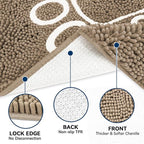 Super Absorbent Dog Door Mat, 60"*24“ Anti Slip Mat for Muddy Paws, Pet Rugs for Dirty Paws Washable That Absorbs Moisture and Dirt, for Dog Cage and Pet Resting Carpet