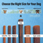 ValueBull Collagen Sticks for Dogs, 12 Inch Thick Chews, Natural Long-Lasting Dog Treats, 25 Count - Supports Joints, Skin & Coat with Chondroitin & Glucosamine