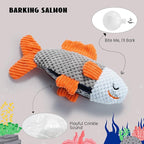 Nocciola 4 Packs Crinkle Squeaky Dog Toys for Aggressive Chewers, Durable Stuffed Plush Rope Tug Puppy Toy for Small, Medium Large Dogs, Octopus Fish Ocean Beach Summer, Dog Birthday Gifts