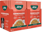 Jinx Salmon Wet Dog Food Topper, Mix with Dry Dog Food, Made with Real Salmon & Chicken, Bone Broth, No Fillers, Puppy, Adult, Senior, 9oz, 12 Pack