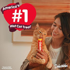 Delectables Squeeze Up Handheld Lickable Treats, Chicken, (Tuna and Tuna and Salmon) 54 Count