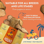 Just Sweet Potato Chips – Single Ingredient Dog Treats, All Natural & Healthy Training Snacks for Small, Medium & Large Breeds, Puppies – High Protein, Made in USA - 4oz