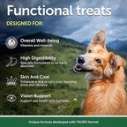 Nature's Protection Grain Free Low Calorie Dog Treats - Training Dog Treats for Adult Small, Medium & Large Breed Dogs with Red Fur (Superior Care - Herring, 5.29 oz)