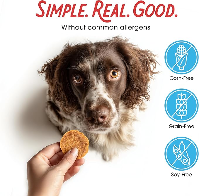Farmland Traditions Dogs Love Chicken Jerky Dog Treats with Only 3 Ingredients and No Fillers, 1 Pound Bag