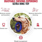 Tuff Pupper SuperChewy Tough Dog Ring Toy | Lifetime Replacement | Strong Natural Rubber | Chew Toys for Aggressive Chewers | Durable Tug Play | Strong Dog Ring Toy | Large Breed Tested