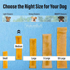 ValueBull Himalayan Yak Cheese Dog Chews, Medium, 100 ct Wholesale Pack - Long Lasting for Aggressive Chewers, All Natural, Healthy & Safe, Low Odor Nepal Yak Milk Chews