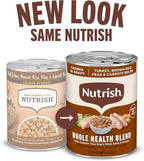 Nutrish Rachael Ray Wet Dog Food Chunks in Gravy Real Turkey, Brown Rice, Peas & Carrots Recipe, 13 oz. Can