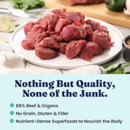 Solid Gold Freeze Dried Dog Food - W/Real Beef, Pumpkin & Superfoods - Freeze Dried Raw Dog Food Toppers for Picky Eaters to Serve as a Nutrient-Dense Meal Topper or High Protein Treats - 5.5oz