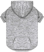 Dog Sweaters for Medium Dogs Dog Hoodie Fleece Dog Sweater Soft Dog Clothes Sweatshirt with Pocket Dog Hoodie for Medium Dogs(Grey&M)