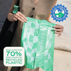 Springer Premium Poop Bags for Dogs, 120 Count, Unscented, Leak Proof and Thick Waste Bag Refill Rolls, Made from Recycled Plastic with Easy to Open Tab