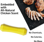 Playology Dog Toys | Durable Squeaky Chew Stick for Dogs | Medium Chicken Scented Toy - Easy to Clean and Made from Non Toxic Materials