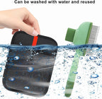Pet Hair Removal Glove, Magic Brush Pet Hair, Cat Comb, Washable Reusable Dogs Cats Hair Gloves for Furniture, Bed, Sheets, Couch, Clothes, Carpet, Car Seat, Pet Grooming, Curtain (2PCS)