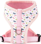 Mile High Life Step in Dog Harness for Small Dogs No Pull, Easy Get on Air Mesh Vest Harness, Adjustable Easy Closures Both Neck and Chest (Pink, S Chest 13.1"-19.6")