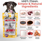 Miss Nelly's - Chicken Jerky Dog Treats - Soft Sticks - USA Made and Sourced - Original Smoke House Recipe - Small Batch Chicken Jerky for Dogs - Minimally Processed - 8 oz. Bag