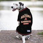 MLB Arizona Diamondbacks Dog T-Shirt, Medium. - Licensed Shirt for Pets Team Colored with Team Logos. - Premium Stretchable Materials for The Comfort of Your Dog & cat.