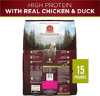 Purina ONE True Instinct High Protein Dry Dog Food Formula with Real Chicken and Duck Natural with Added Vitamins and Minerals Dog Food - 15 lb. Bag