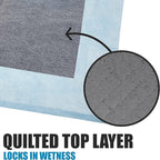 BV Charcoal Puppy Pads 100 Count 22"x22" - Leak-Proof Pee Pads for Dogs with 6-Layer Absorbent Design & Built-in Attractant - Dog Pad with Charcoal for Odor Control, Perfect for Puppies & Senior Dogs