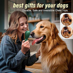 Chew Toys for Dog, Rubber Durable Dog Toys for Aggressive Chewers, Interative Indestructible Toy,Teeth Clean Chew Toys for Medium Large Breed (Forest Green)