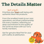 WOOF Pupsicle Refill Pops - Low-Mess Dog Snacks - with Peanut Butter and Beef - Dog Treats - Long Lasting - Small Pops - 10 Count - 2 Pack