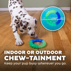 Outward Hound Grow-with-Me-Ring Dog Chew Toy, Multicolored