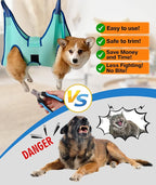 Dog Grooming Hammock, Medium Dog Hanging Harness Holder for Nail Clipping, Nail Trimming Cutting Hammock, Grooming Sling Restraint Bag with Wide Strap Sewed