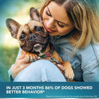 Kinpur Pet Care No Poo Behavior Chews - Help Beat The Habit with Natural Pumpkin, Broccoli, Chamomile, Chicken Liver & More - Forbids Poop Eating - Coprophagia Stool Eating Deterrent Beef Treats
